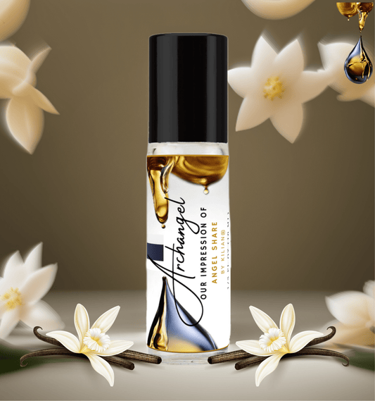 HauteBlends Archangel Perfume Oil Inspired by Angels' Share®, Angels' Share® Perfume Dupe, Vegan Perfume, Cruelty Free Perfume, IFRA Compliant Fragrance Oil, Long Lasting Perfume Dupe