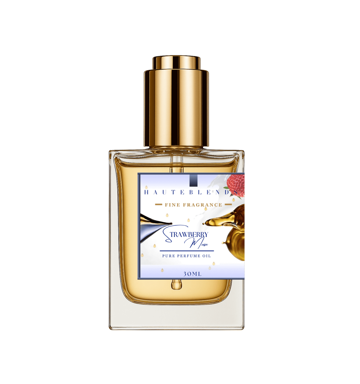 HauteBlends Strawberry Milk Perfume Oil inspired by Cry Baby Milk by Melanie Martinez. This oil-based perfume delivers a long-lasting fragrance. Alcohol-free perfume, vegan perfume, and cruelty-free perfume. Wear alone or customized as a fragrance body oil or scented body oil.